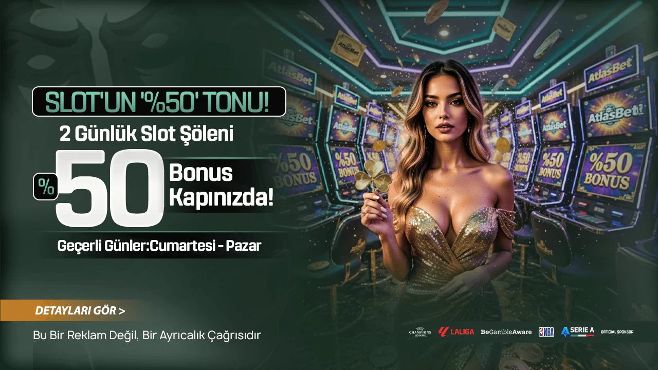 SLOT'UN %50 TONU