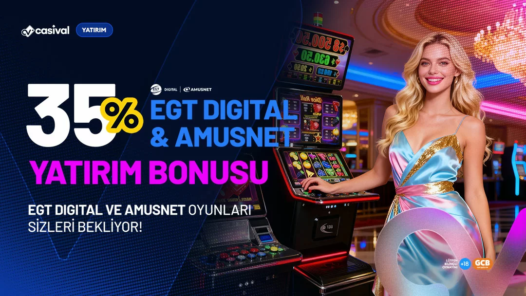 %35 EGT & Amusnet Bonusu