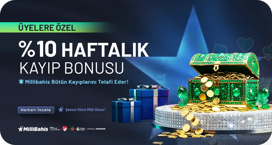 %10 HAFTALIK KAYIP BONUSU