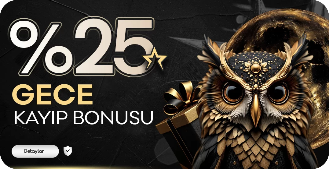 GECEYE ÖZEL %25 SLOT KAYIP BONUSU