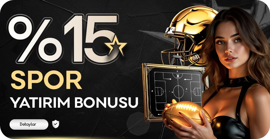 %15 SPOR YATIRIM BONUSU