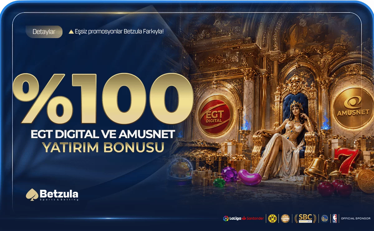 %100 EGT Digital ve Amusnet Yatırım Bonusu